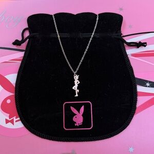 Playboy bunny ears girl playmate necklace